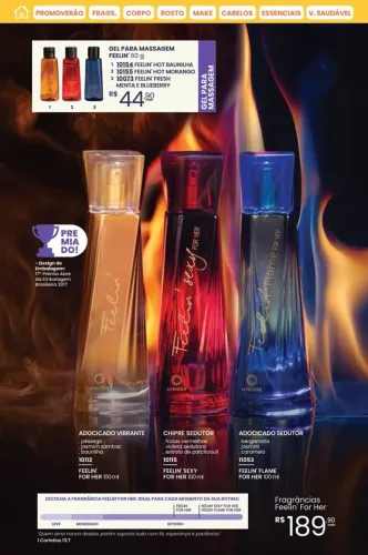 FRAGRÂNCIAS FEELIN 100ML HINODE