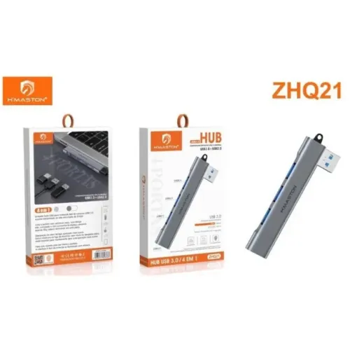 HUB USB H'Maston 3.0 4 portas ZHQ21