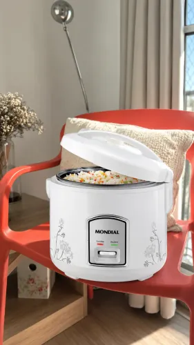 Panela Elétrica de Arroz Mondial Bianca Rice 10 Pouco Usada