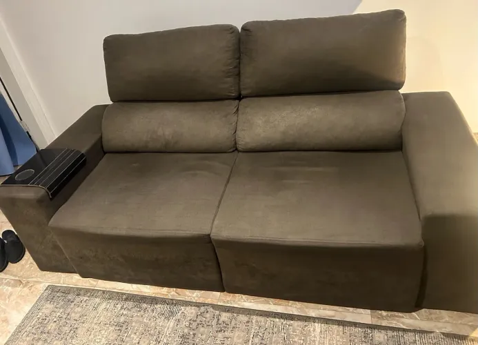 Sofá reclinável