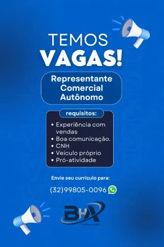 Vaga de Representante