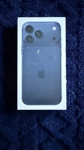 Caixa vazia iPhone 17 pro max 256 gb azul versão americana