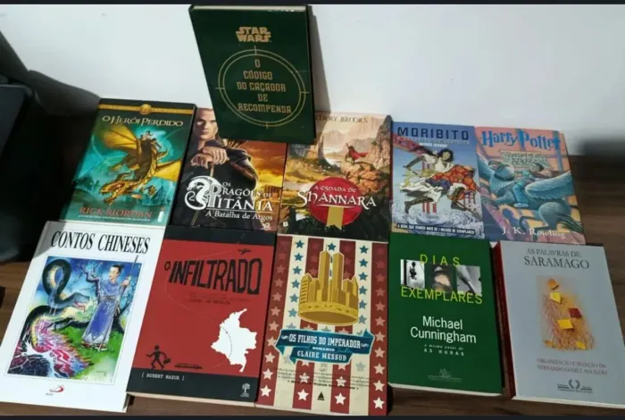 Livros Variados (Harry Potter, Star Wars, Saramago, a espada de shannara, O herói Perdido)