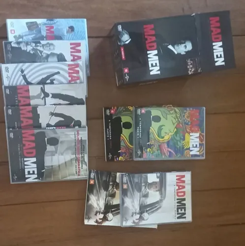 Box DVDs MadMen temporadas 1 a 7