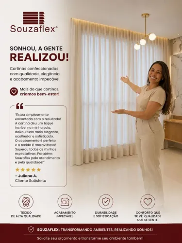 Cortina O acabamento que sua casa merece