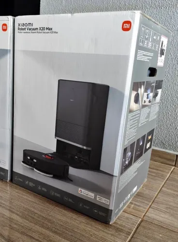 Robo Xiaomi Vacuum X20 MAX 220V Wifi - Cor preto