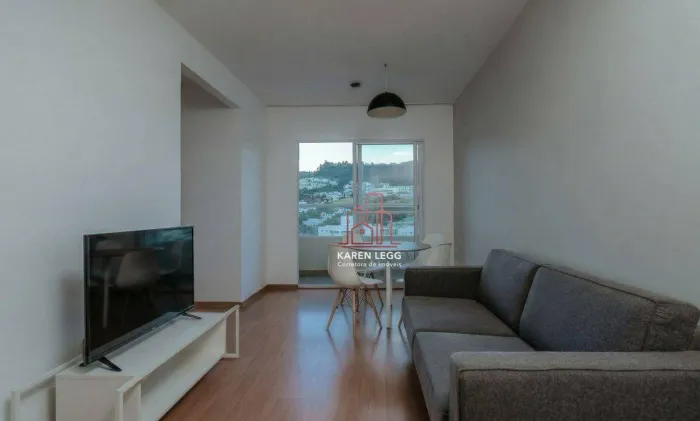 Apartamento com 1 dormitório para alugar, 49 m² por R$ 4.657,00/mês - Buritis - Belo Horiz
