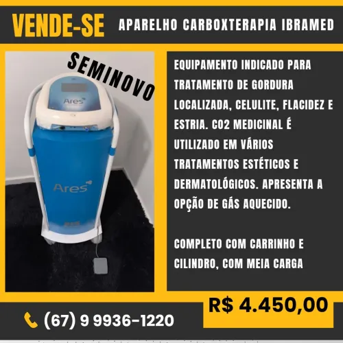 APARELHO ESTÉTICA CARBOXTERAPIA 