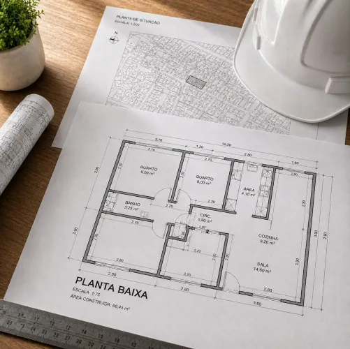 Planta e Memorial |Medição de Terreno | Engenheiro