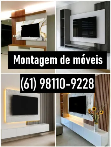 suporte de TV Montador de Moveis Montagem de móveis