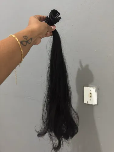 Cabelo humano usado 
