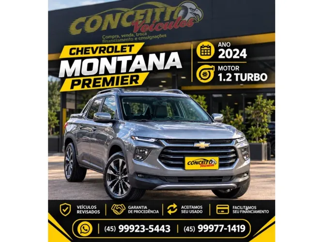 Chevrolet Montana Premier 1.2 Turbo Flex 12V Aut. 2024