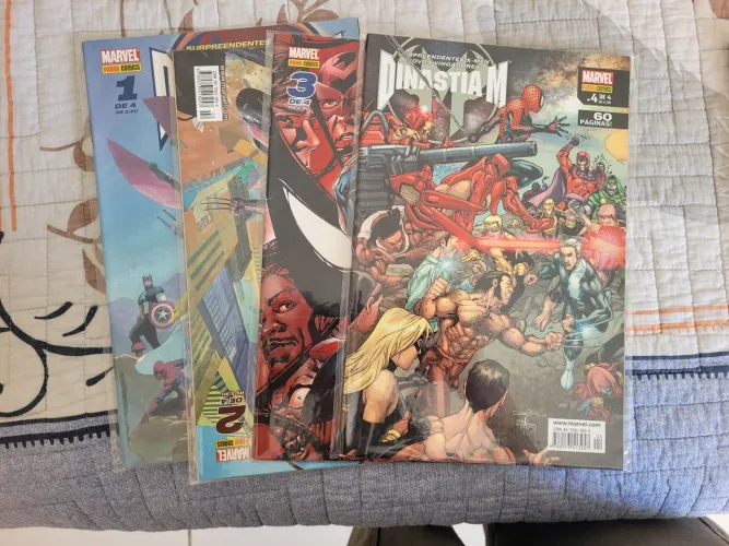 Série Dinastia M da Marvel - completa em 4 volumes