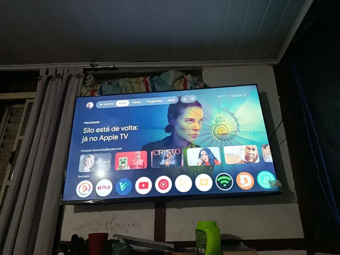 TV smart 4K da marca Philips 50 polegadas