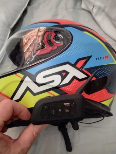Capacete ASX Concept N.60 com intercomunicador