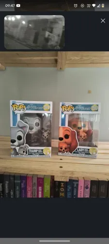 Funkos pop A dama e o Vagabundo