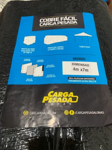 Lona 4x7 nova ( cobre fácil )