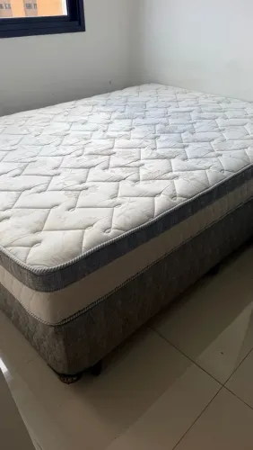 colchão e cama box casal