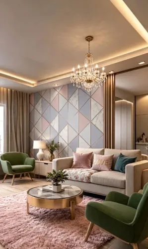 Papel de parede vinílico importado geometrico 106mx10m cobre 8.6m2 vinílico importado