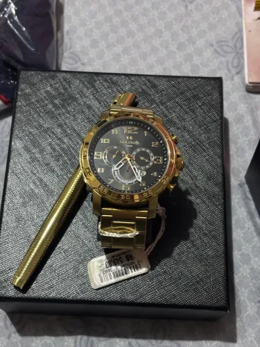 PROMOÇÃO RELÓGIO DOURADO SECULUS