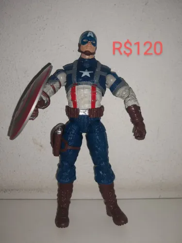 Figura de ação Marvel legends capitão América