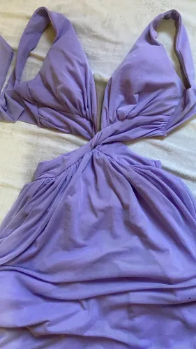 Vestido lilás para festa/casamento (usado 1x)