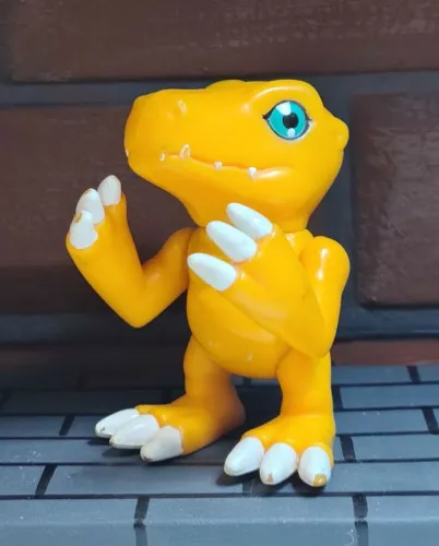 Boneco do digimon adventure - Agumon Original Bandai