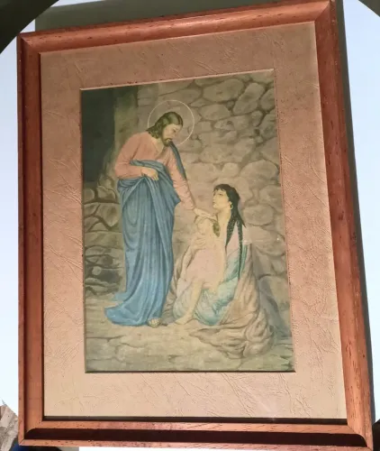 Quadro Jesus anos 60