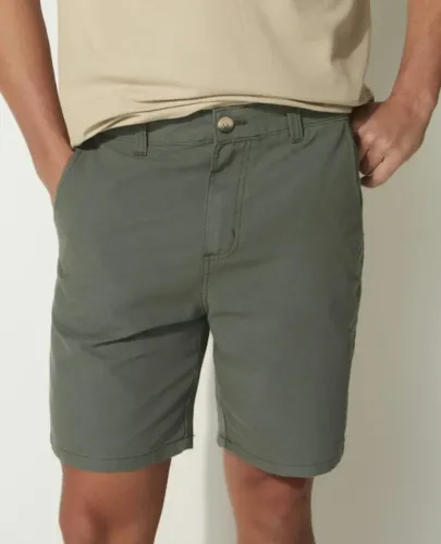 Bermuda Pool Jeans masculina em sarja texturizada - Cinza Mescla - Riachuelo - Tam 38