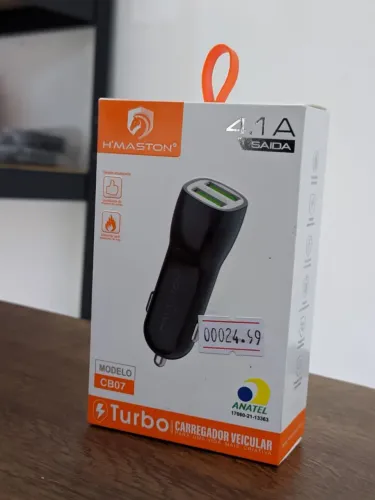 Carregador de Celular para Carro - Turbo | 2 portas USB