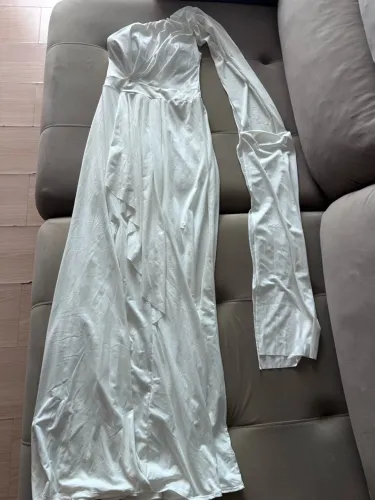 Vestido branco para casamento civil