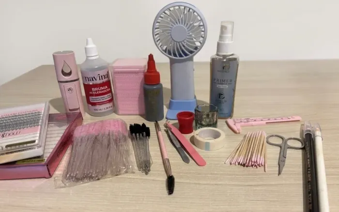 Kit lash + designer de sobrancelhas semi novo