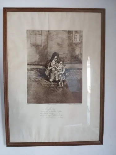 Quadro de Ivanir Geraldo Vianna com assinatura