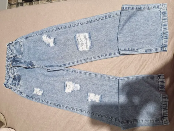 Calça wide leg