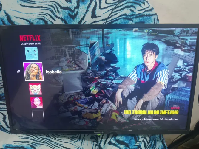 Tv smart Panasonic 32 polegadas controle original sem marca de uso nunca foi aberta