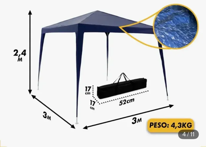 Tenda gazebo