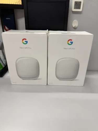 Roteador Wi-Fi Google Nest WiFi Pro, Cor Branco, Zerado - Unidade