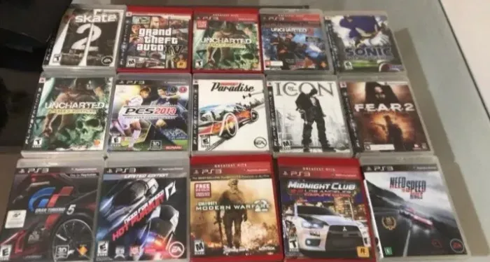 Kit 15 jogos de ps3.