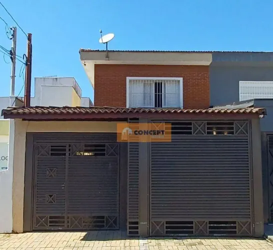 Sobrado com 3 dormitórios para alugar, 176 m² por R$ 5.381,22/mês - Centro - Poá/SP