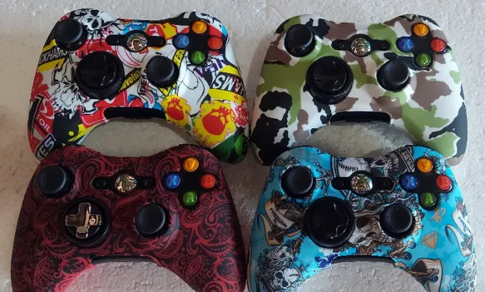 Controle de Xbox 360 sem fio.