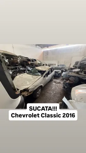 Sucata, chevrolet Classic 2016