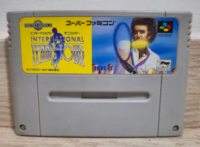 International Tennis Tour para o Super Famicom. Original