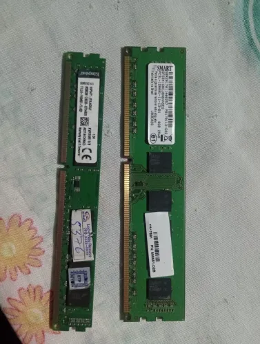 Duas memórias de 8gb DDR3 de PC descktop PC3L 12800mhz funcionando perfeitamente