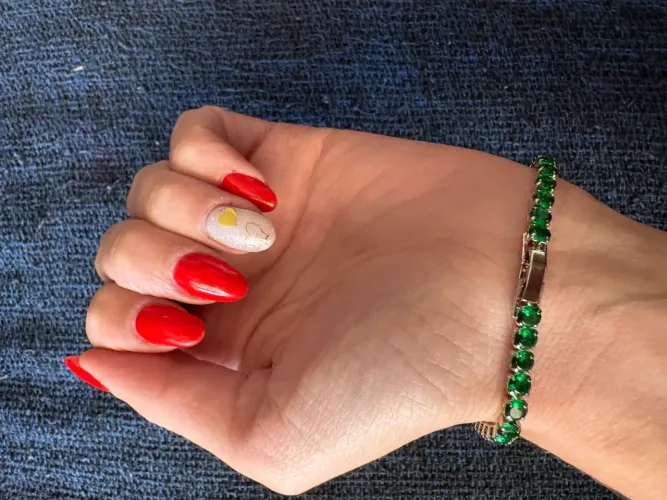 Pulseira Riviera Verde Leão de Neméia - 20 cm