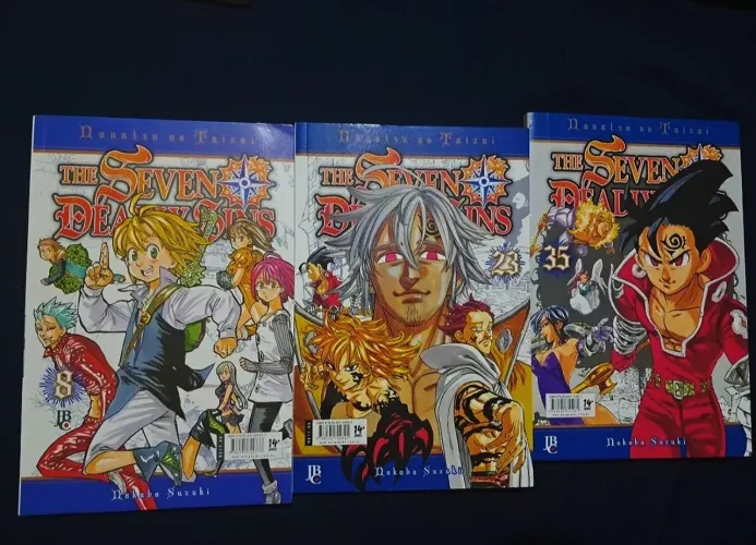 Mangás Nanatsu no Taizai vol.8,23 e 35 e uma edição especial