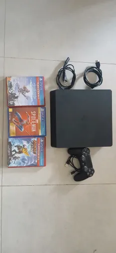 Ps4 slim + 11 jogos (mídia física e digital)