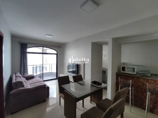 Apartamento mobiliado com 3 quartos, disponível para locação no bairro Centro Uberlândia-M
