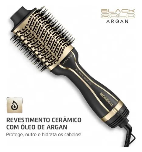 Escova Secadora Mondial - Óleo de Argan