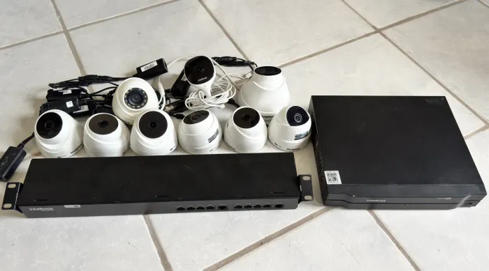 Vendo jogo de cameras internas de segurança