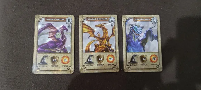 3 Cartas Prateadas Dracomania Elma Chips 2008 Originais